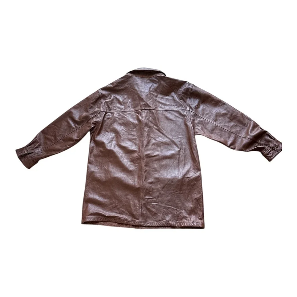 MISSANI LE COLLEZIONI Women's Brown Leather, suede, shacket